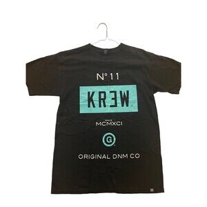 Krew Shirt Men's Medium Black T-shirt Skateboarding